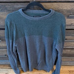 Art of Clothing Men's Two-Tone Gray Sweater
